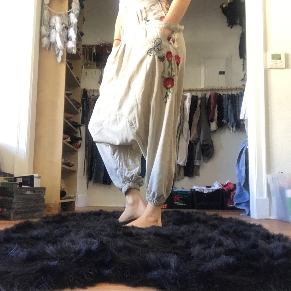 Desigual Floral Harem Pants